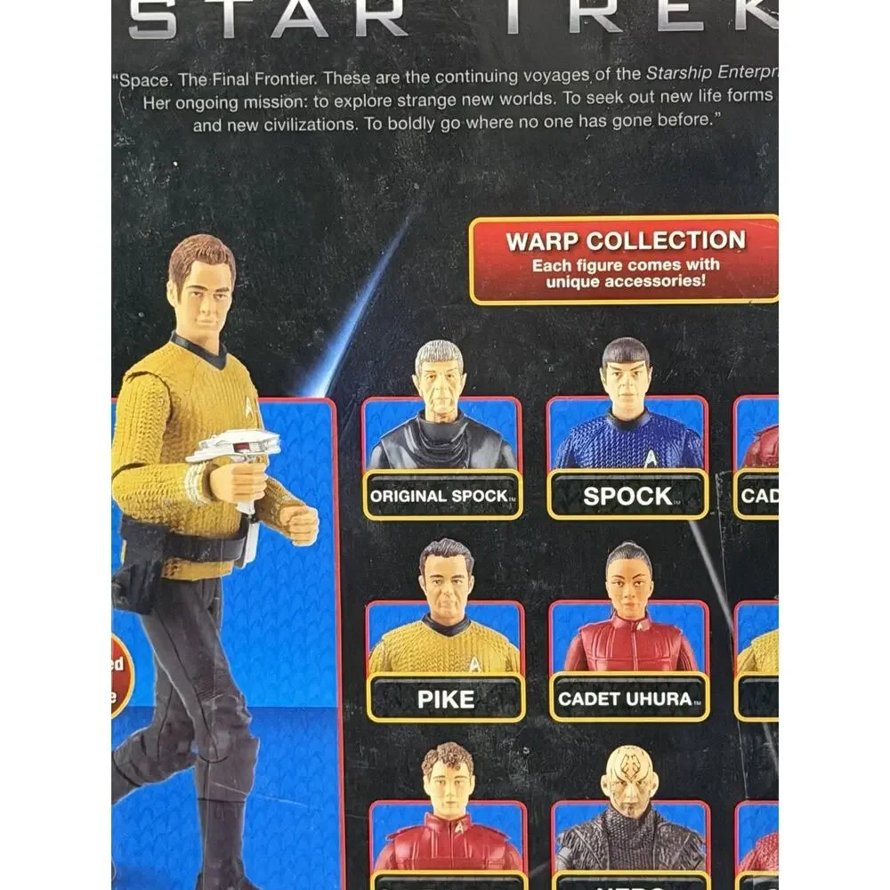 2009 Playmates Star Trek Warp Collection Scotty Action Figure & Accessories NOS